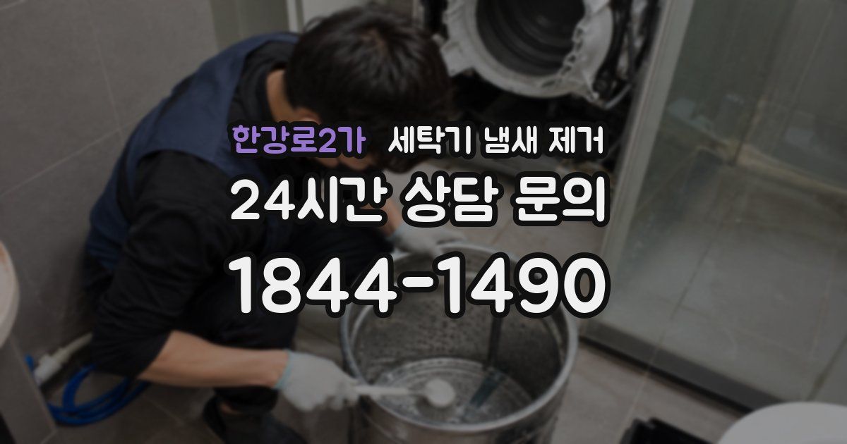 한강로2가 세탁기 냄새 제거