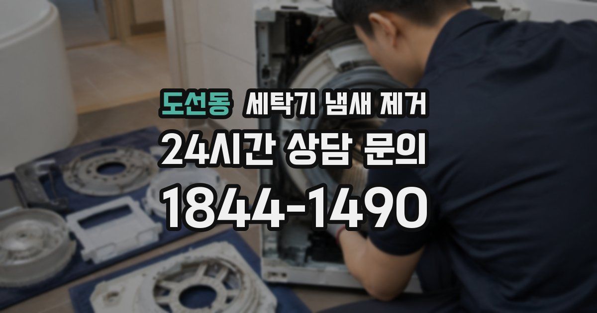 도선동 세탁기 냄새 제거