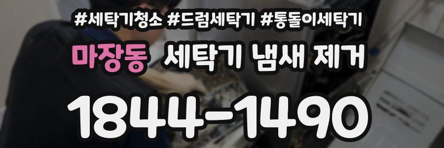 마장동 세탁기 냄새 제거