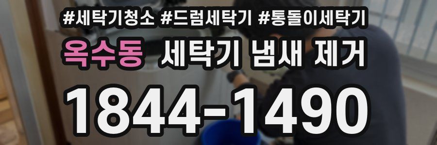 옥수동 세탁기 냄새 제거