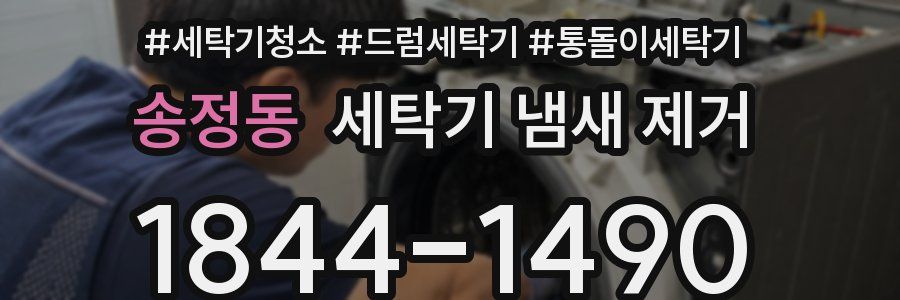 송정동 세탁기 냄새 제거