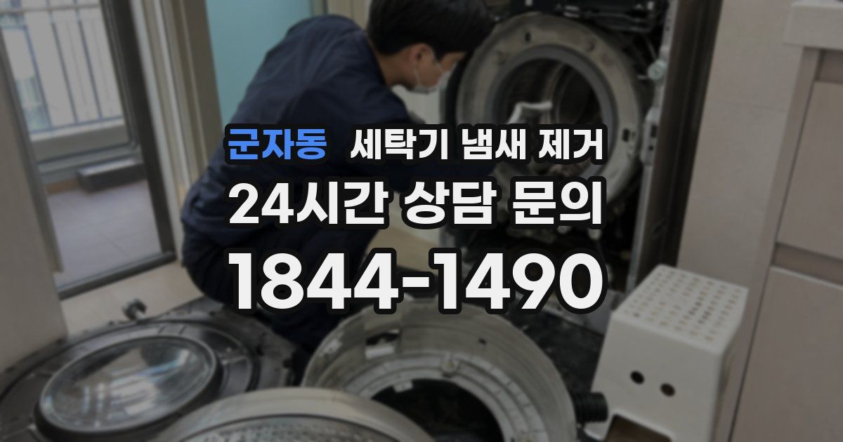 군자동 세탁기 냄새 제거