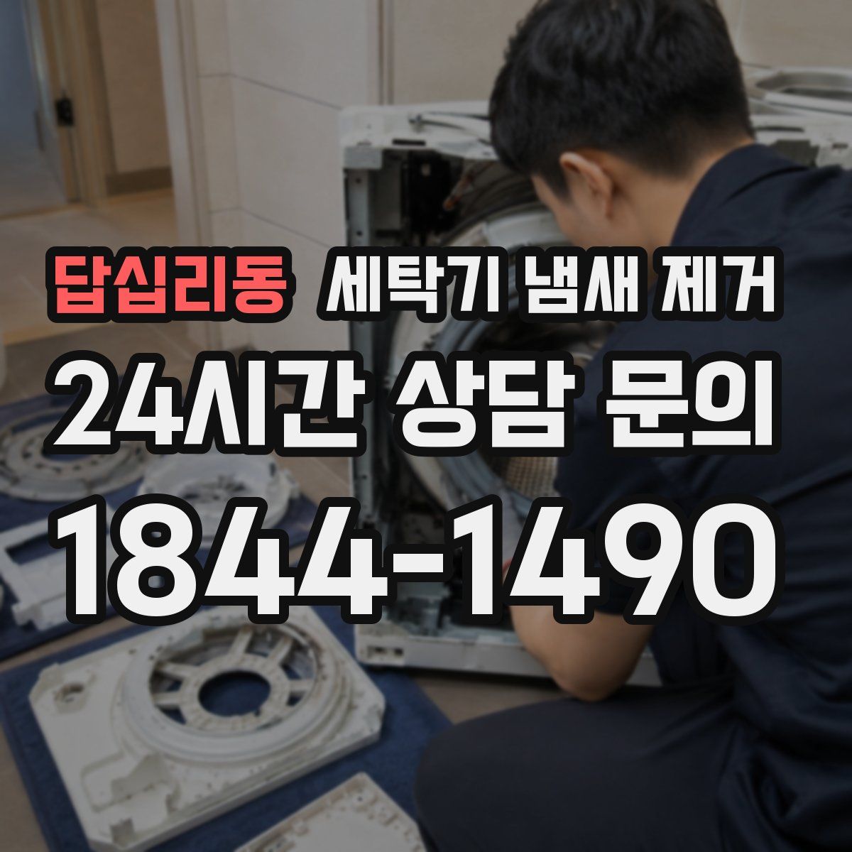 답십리동 세탁기 냄새 제거