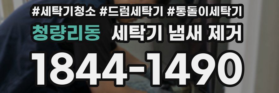 청량리동 세탁기 냄새 제거