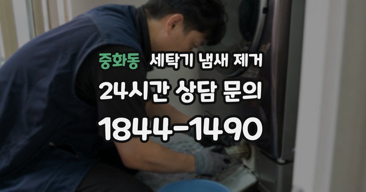 중화동 세탁기 냄새 제거