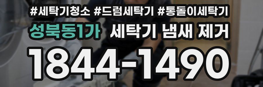 성북동1가 세탁기 냄새 제거
