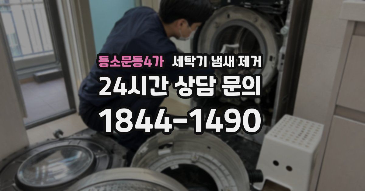 동소문동4가 세탁기 냄새 제거