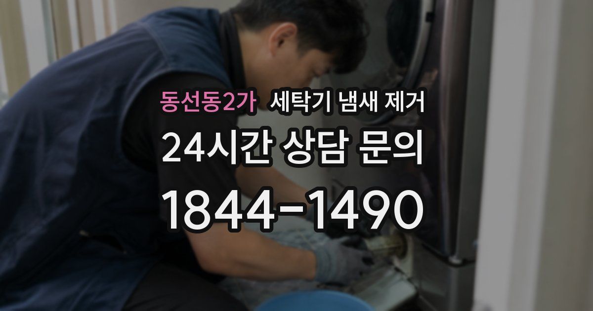 동선동2가 세탁기 냄새 제거