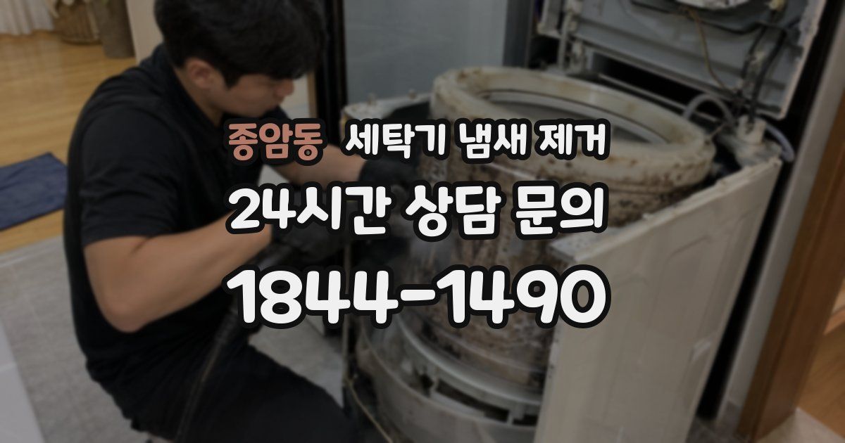 종암동 세탁기 냄새 제거