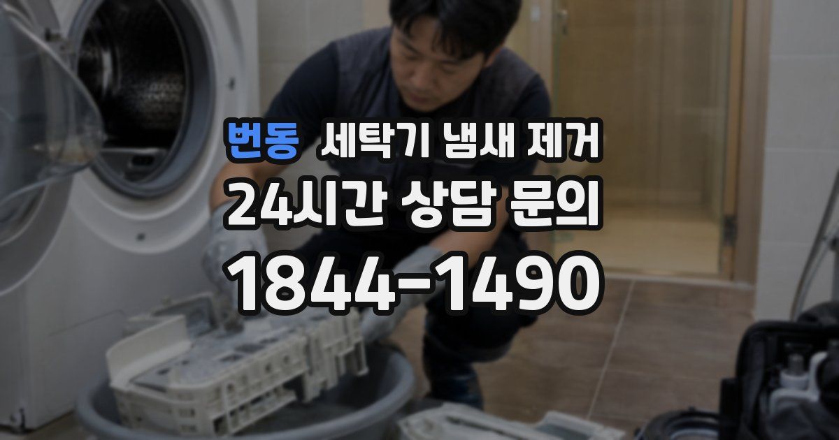 번동 세탁기 냄새 제거