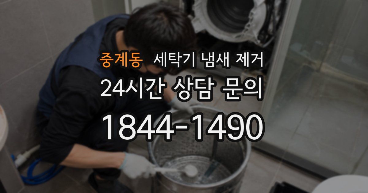 중계동 세탁기 냄새 제거