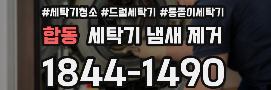 합동 세탁기 냄새 제거
