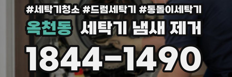 옥천동 세탁기 냄새 제거