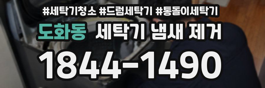 도화동 세탁기 냄새 제거