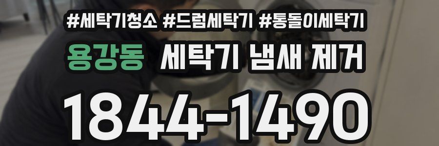 용강동 세탁기 냄새 제거