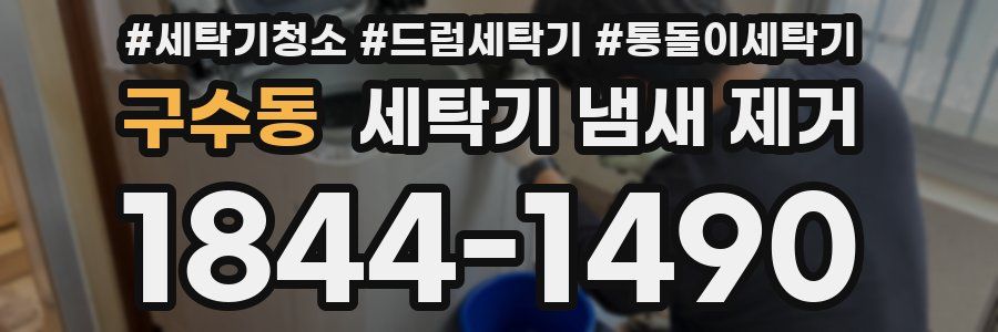 구수동 세탁기 냄새 제거