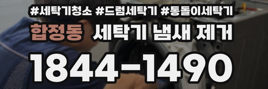 합정동 세탁기 냄새 제거