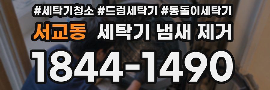 서교동 세탁기 냄새 제거