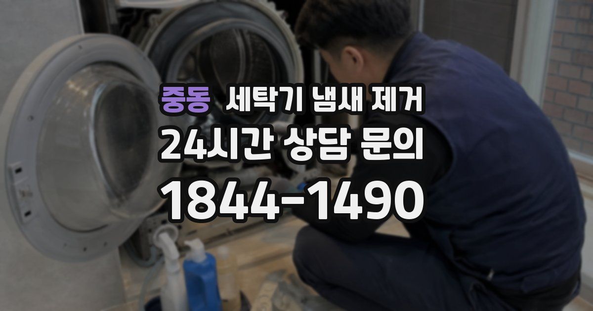중동 세탁기 냄새 제거