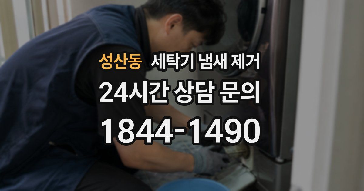 성산동 세탁기 냄새 제거