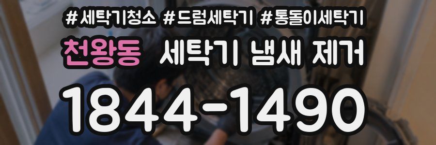 천왕동 세탁기 냄새 제거