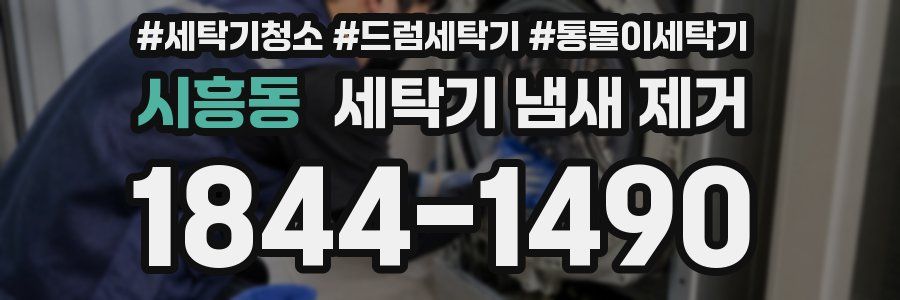 시흥동 세탁기 냄새 제거