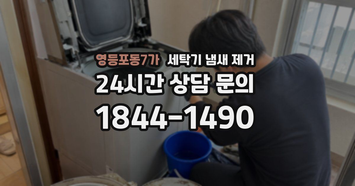 영등포동7가 세탁기 냄새 제거
