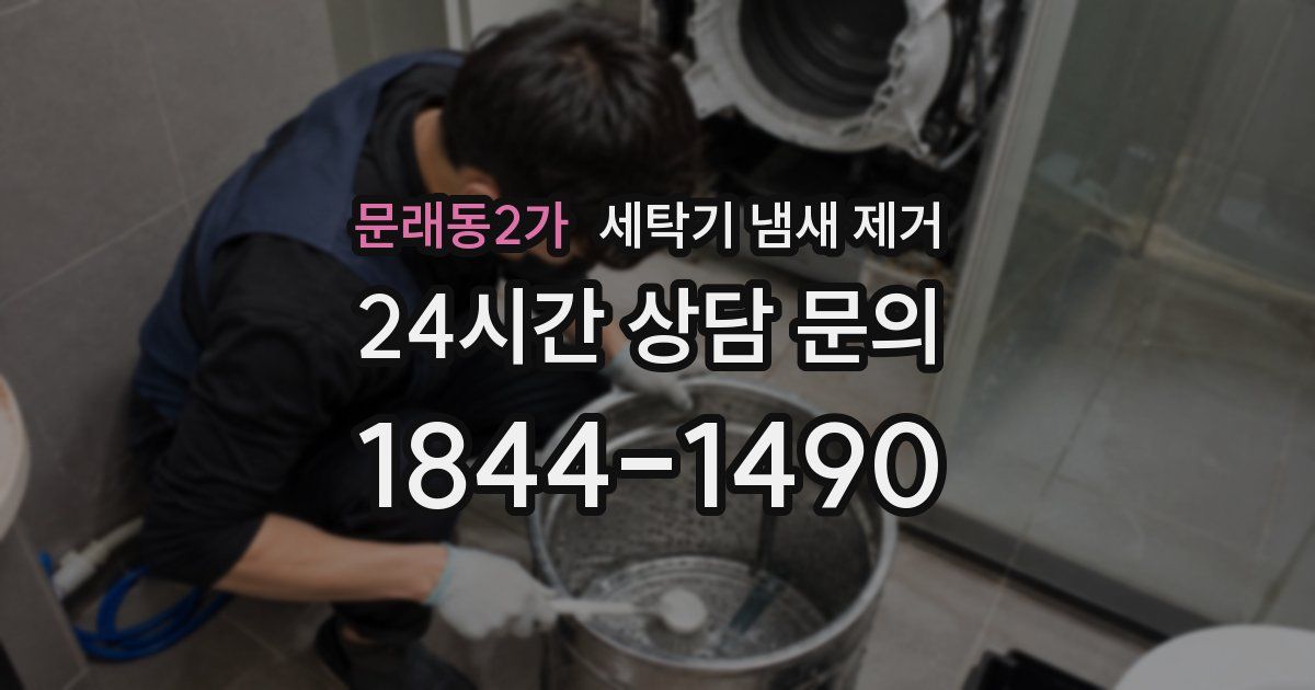 문래동2가 세탁기 냄새 제거