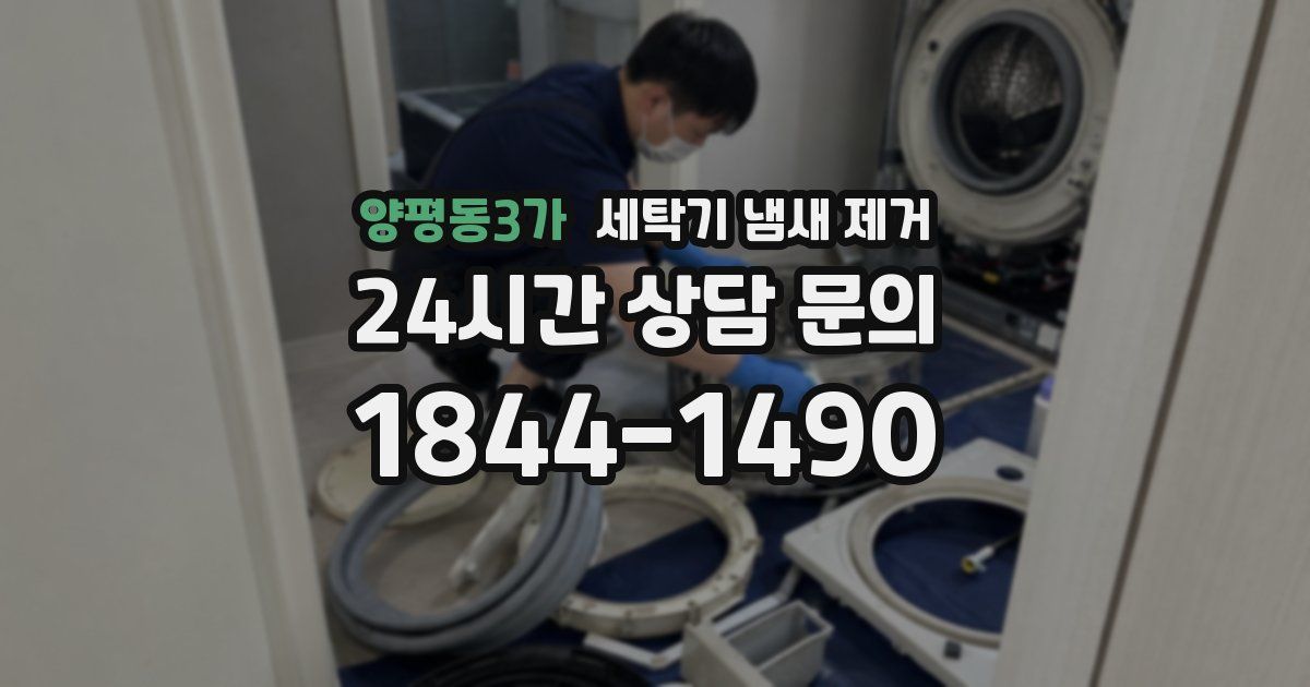 양평동3가 세탁기 냄새 제거