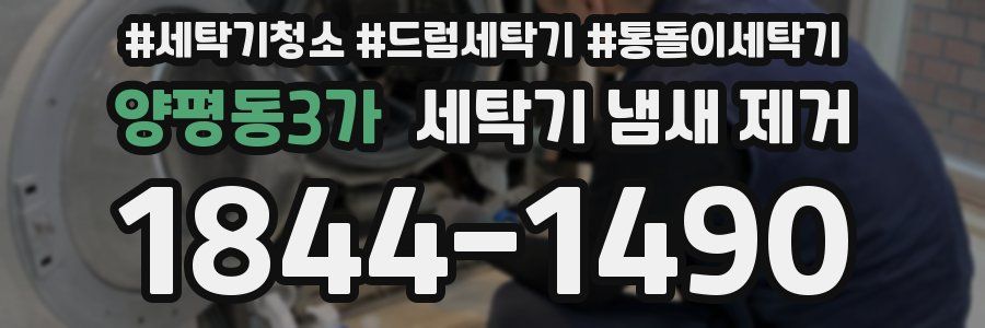 양평동3가 세탁기 냄새 제거