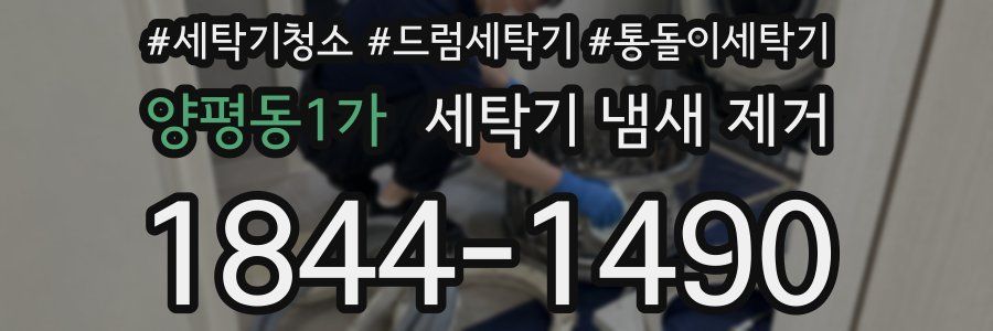 양평동1가 세탁기 냄새 제거