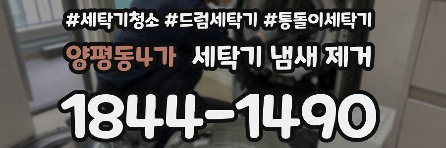 양평동4가 세탁기 냄새 제거