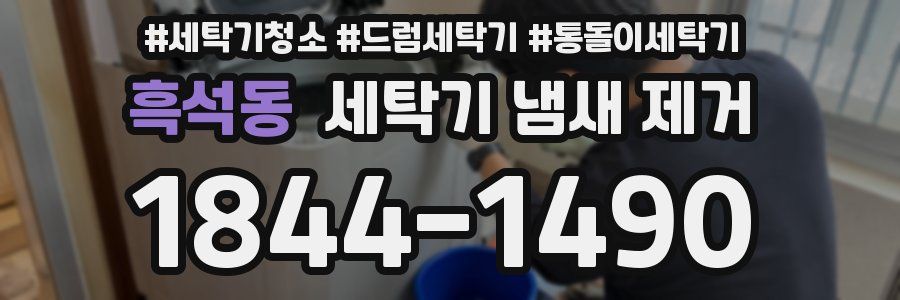 흑석동 세탁기 냄새 제거