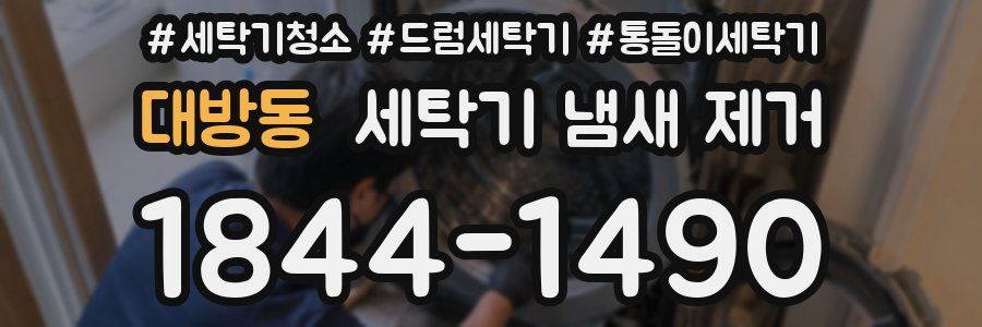 대방동 세탁기 냄새 제거