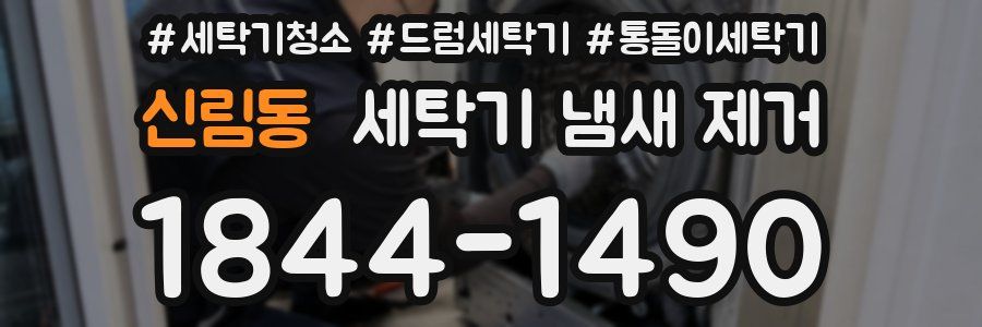 신림동 세탁기 냄새 제거