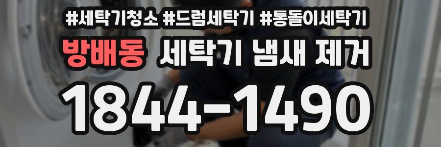 방배동 세탁기 냄새 제거