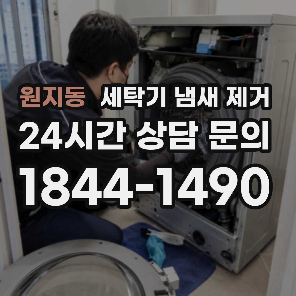 원지동 세탁기 냄새 제거
