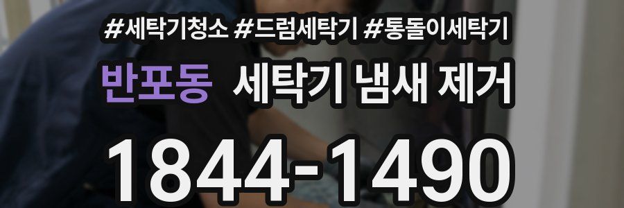 반포동 세탁기 냄새 제거