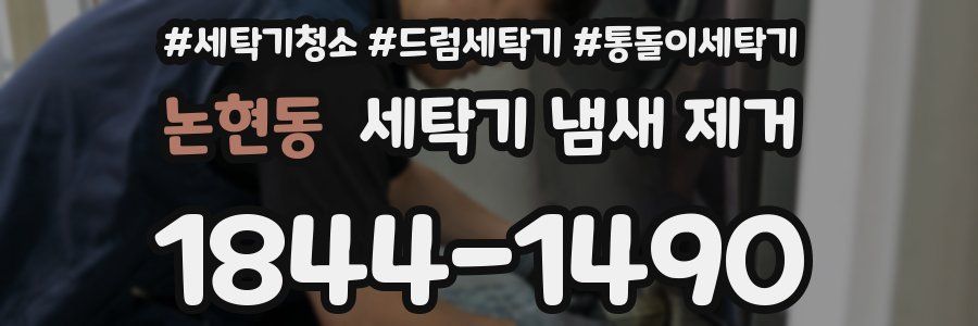 논현동 세탁기 냄새 제거