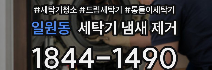 일원동 세탁기 냄새 제거