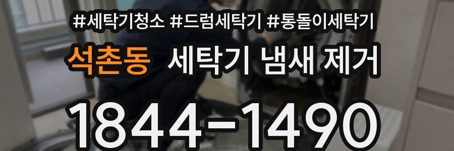 석촌동 세탁기 냄새 제거