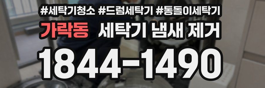 가락동 세탁기 냄새 제거