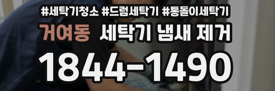 거여동 세탁기 냄새 제거