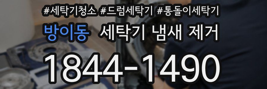 방이동 세탁기 냄새 제거