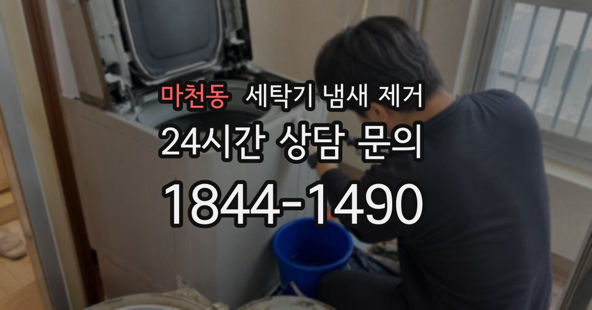 마천동 세탁기 냄새 제거
