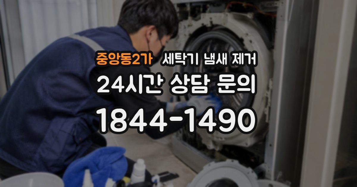 중앙동2가 세탁기 냄새 제거