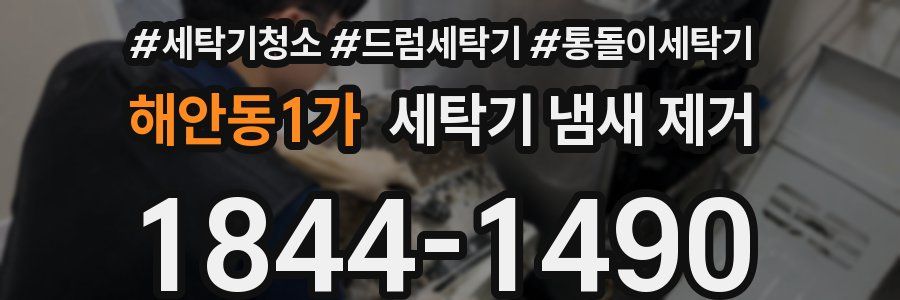 해안동1가 세탁기 냄새 제거