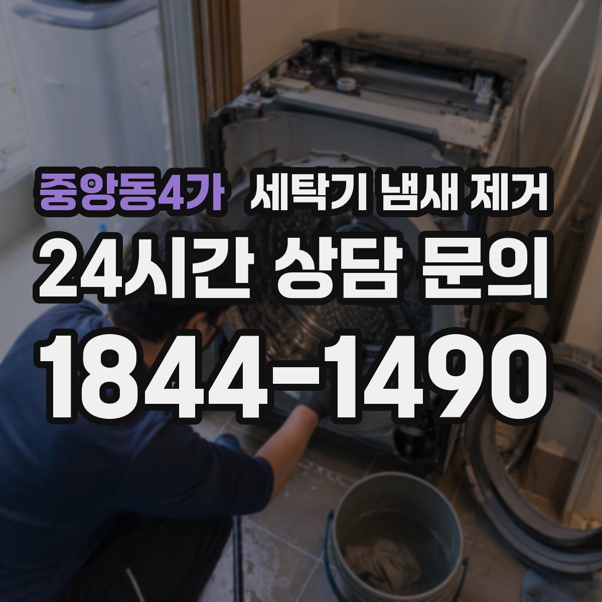 중앙동4가 세탁기 냄새 제거