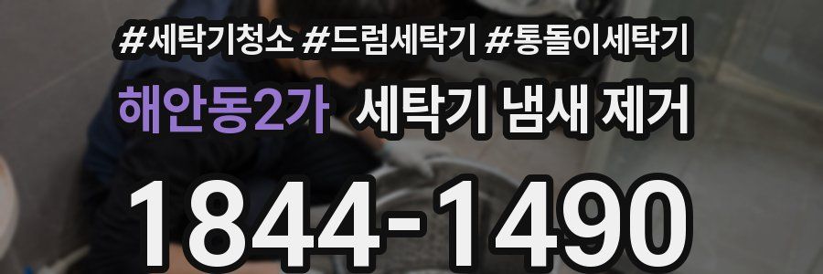해안동2가 세탁기 냄새 제거
