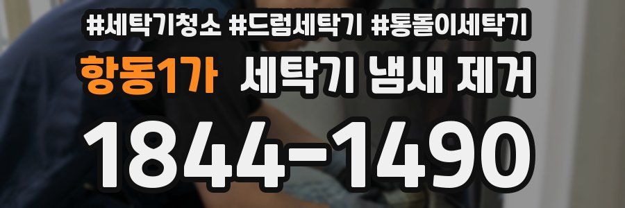 항동1가 세탁기 냄새 제거